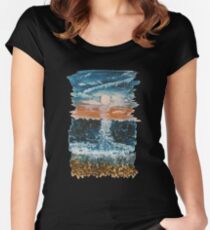 Stony Sunset Women's Fitted Scoop T-Shirt
