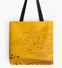 Retro landscape Tote Bag