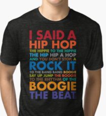 BOOGIE BEAT HIP HOP RAP - Phone Case, Shirts, Hoodies & Stickers Tri-blend T-Shirt