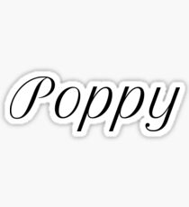Poppy Sticker