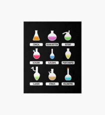 Science Teacher. Pro Science. Chemistry Teacher. Science Gift. Educational Lab Glassware. Chemistry Flasks. Infographic. Science Nerd. Laboratory. Chemist. Art Board