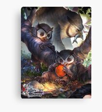 Baby Bestiary - Owlbear Cub Canvas Print