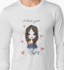 Flower Girl Long Sleeve T-Shirt