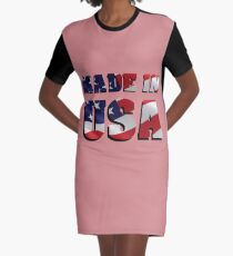 usa Graphic T-Shirt Dress