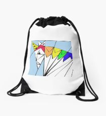 Unicorns in My World Drawstring Bag