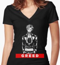 Ban Seven Deadly Sins Women's Fitted V-Neck T-Shirt