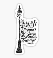 C.S. Lewis quote Sticker