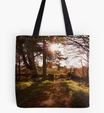 Light Through the Trees Tote Bag