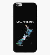 NEW ZEALAND MAP DETAILED PAUA iPhone Case