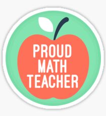 proud math teacher Sticker