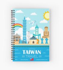 Taiwan travel scenery Spiral Notebook