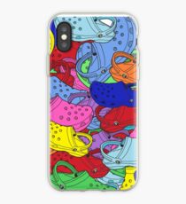 Vinilo o funda para iPhone Croc Collage Patrón