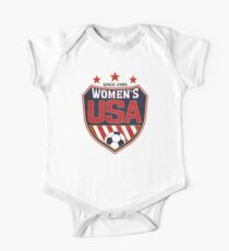 USA Women's Soccer National Shield since 1985 One Piece - Short Sleeve