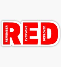 red remember everyone deployed