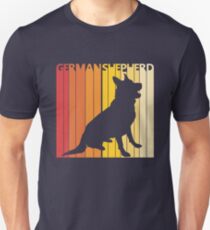 Vintage Retro German Shepherd Christmas Gift Unisex T-Shirt