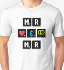 Mr and Mr - Gay Interest - from Bent Sentiments Unisex T-Shirt