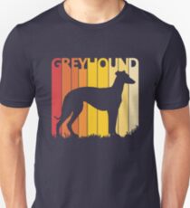 Vintage Retro Greyhound Christmas Gift Unisex T-Shirt
