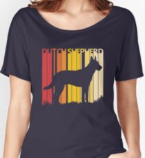 Vintage Retro Dutch Shepherd Christmas Gift Women's Relaxed Fit T-Shirt