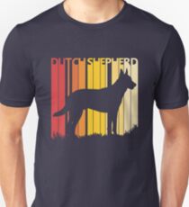 Vintage Retro Dutch Shepherd Christmas Gift Unisex T-Shirt