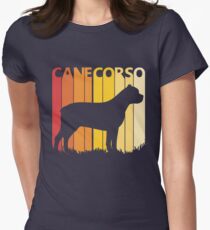 Vintage Retro Cane Corso Christmas Gift Women's Fitted T-Shirt