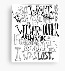 Avicii wake me up Canvas Print