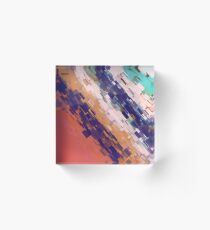 pixel dimensions blue ethnic Acrylic Block