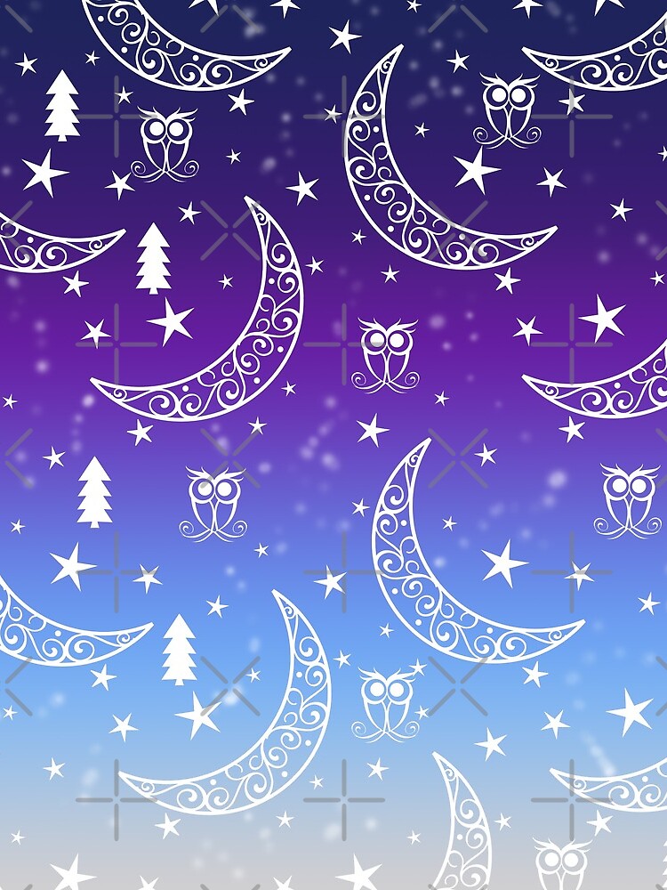 Moon And stars by mitalim