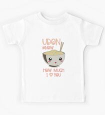 Udon Bowl Japanische Nudeln Soja Ramen Nudelsuppe Kinder T-Shirt