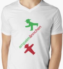ampelmännchen Men's V-Neck T-Shirt
