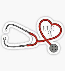 Future Pa Stethoscope Sticker