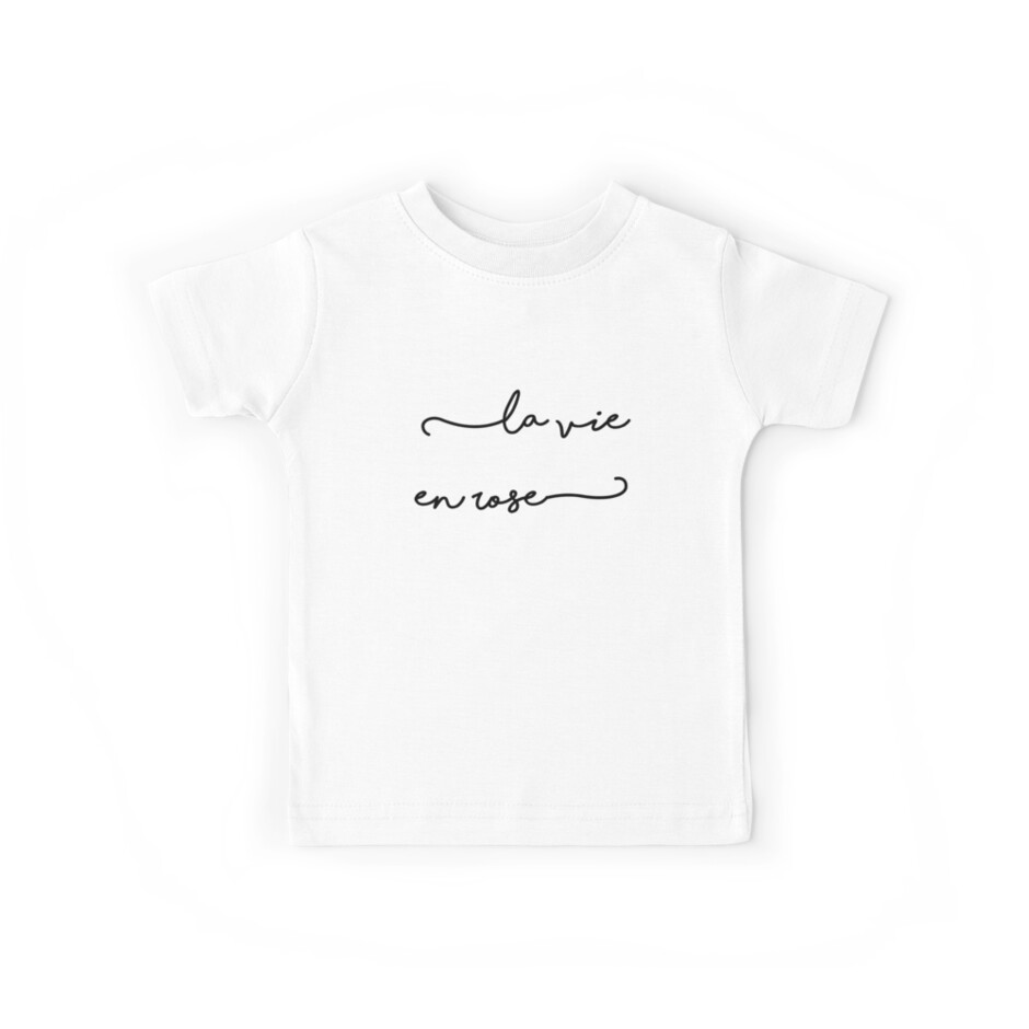 La Vie En Rose Kids T Shirt By Ghjura Redbubble