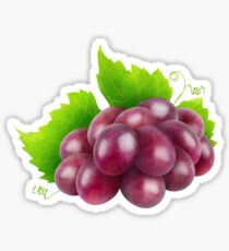 Red grapes Sticker