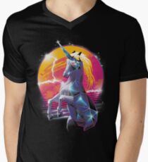Rad Unicorn Men's V-Neck T-Shirt