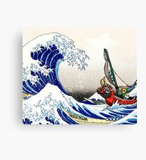 Legende von Zelda Great Wave Windwaker Leinwanddruck