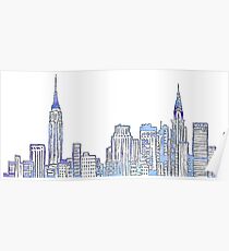NYC Skyline Poster