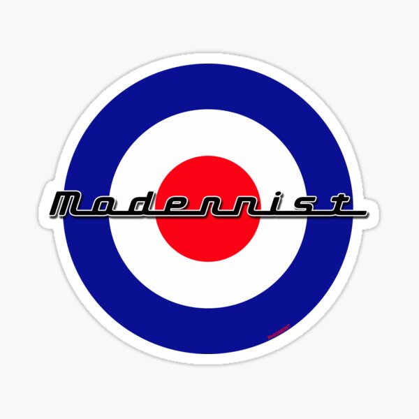 Modernist Target Sticker