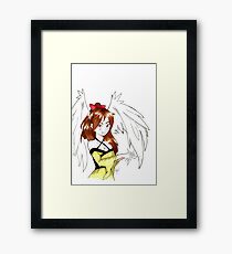 Kimono Angel Framed Print