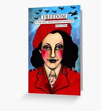 Nancy "White Mouse" Wake Greeting Card