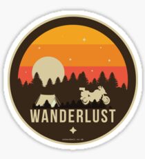 Adventure Bike Rider Sticker T-Shirt 02 Sticker