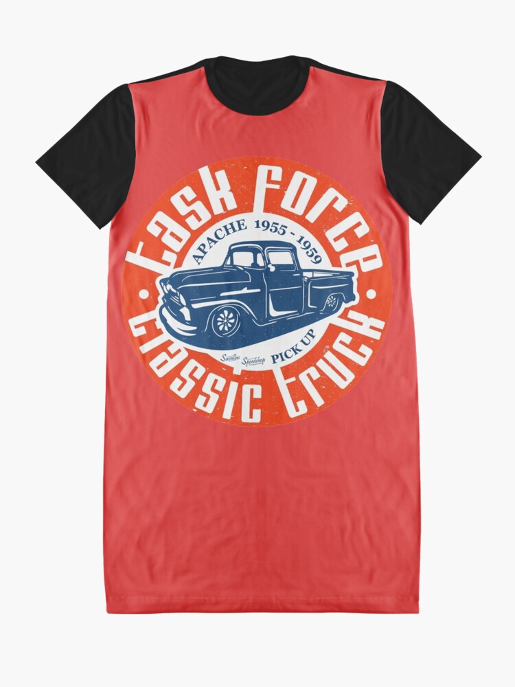 Alternative Ansicht von Task Force Apache Classic Truck 1955 - 1959 T-Shirt Kleid