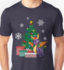 Spyro The Dragon Around The Christmas Tree Unisex T-Shirt