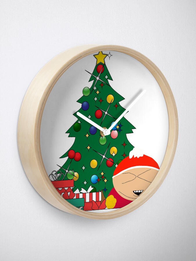 Cartman Around The Christmas Tree South Park Clock By Nova5