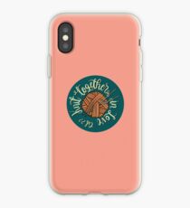 Knit together in Love - Colossians 2:2 iPhone Case