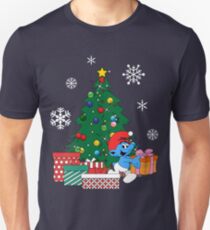 Smurf Around The Christmas Tree Unisex T-Shirt