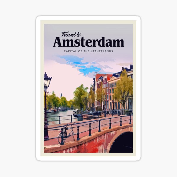 Amsterdam Stickers Redbubble 9972