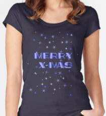 Merry X-MAS Women's Fitted Scoop T-Shirt