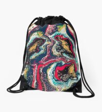 Abstract trees Drawstring Bag