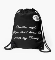 Jake Hill "Enemy" Drawstring Bag