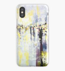 Artificial Lights, abstract city street landscape iPhone Case/Skin
