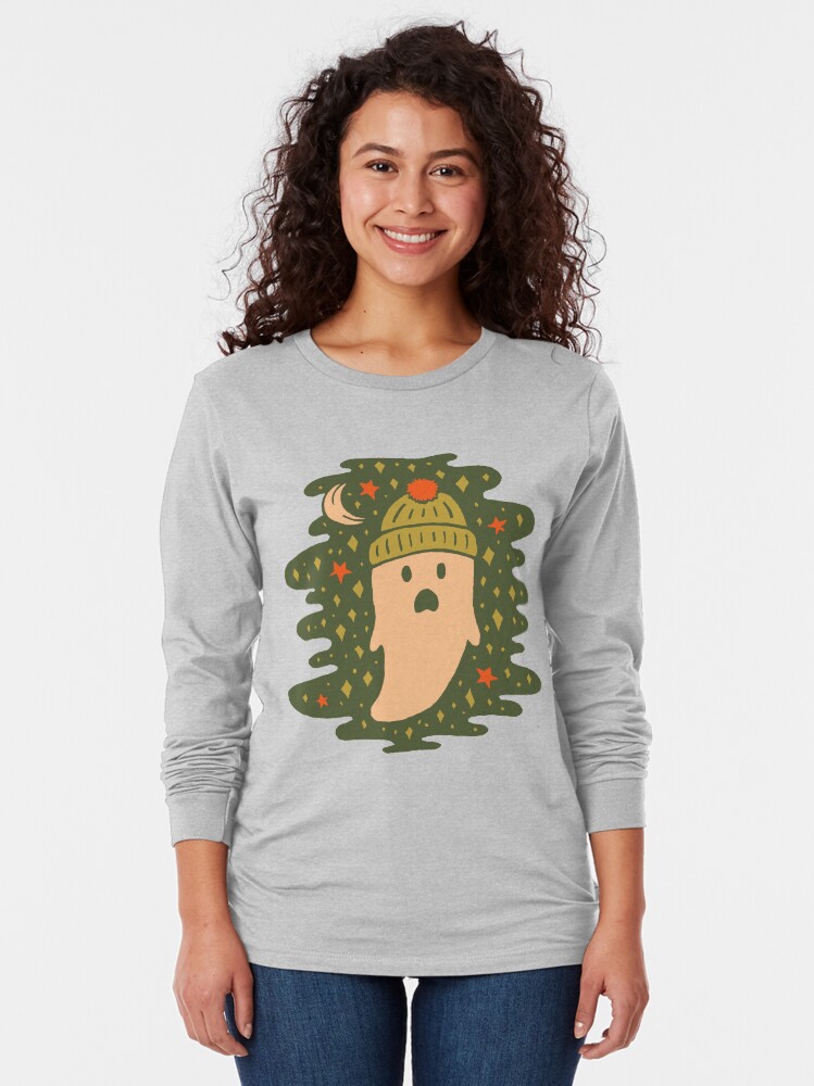 Alternate view of Winter Ghost Long Sleeve T-Shirt